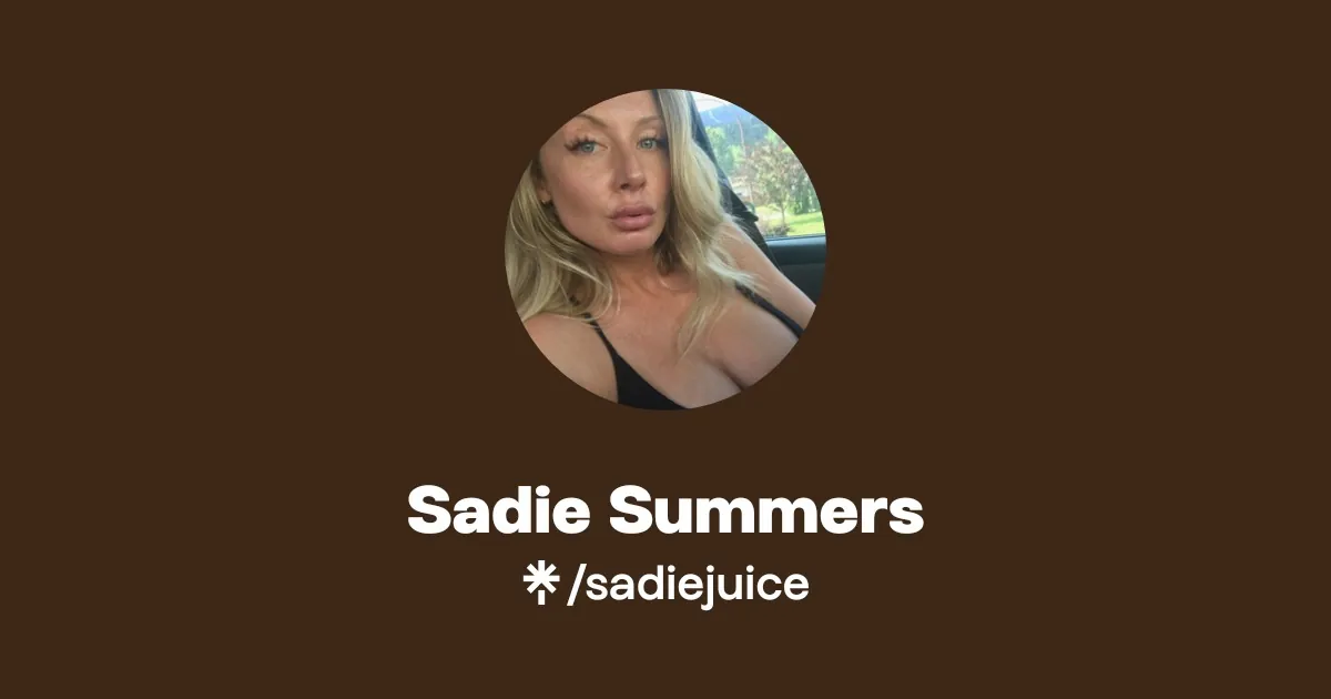 Sadie Summers camshow